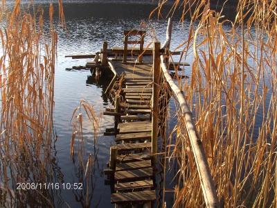 jezioro niedźwiedno jesień